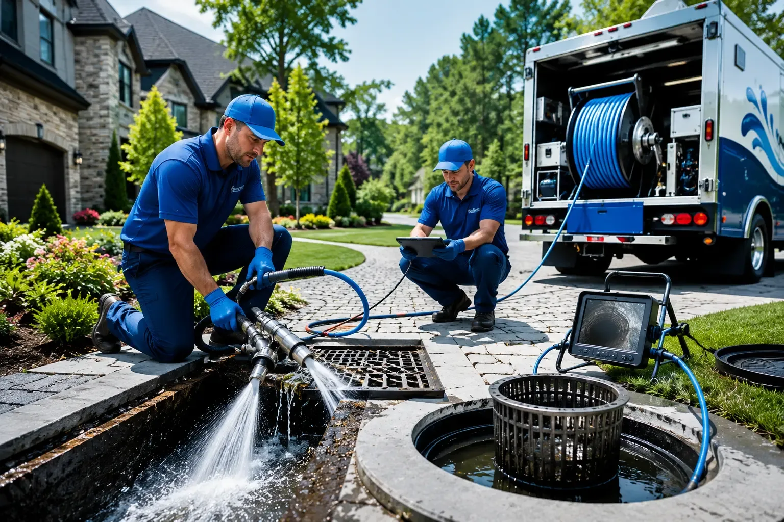 Local outdoor drain cleaning professionals in Peconic, NY